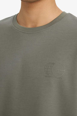 Pamuklu REGULAR FIT Bask_l_ Ti__rt - Defacto фото 4