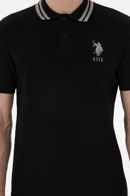 Erkek Slim Fit Polo Yaka Siyah Basic Ti__rt Sepette S_rpriz _ndirim - U.s. polo assn фото 6