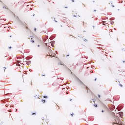 Бумага упаковочная глянцевая Акварельные цветы, 1 лист, 70 100 см - UPAK LAND фото 4