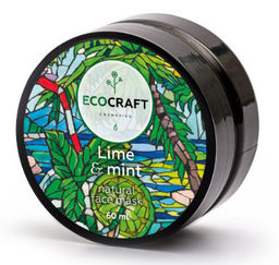 Ледяная моделирующая маска для лица и зоны декольте "Lime and mint" Лайм и мята