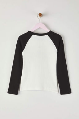 Siyah-K?rm?z? 2li Pamuklu Slogan Bask?l? Regular K?z Cocuk Orme T-Shirt TKDAW26TS00008 - Trendyolmilla фото 7