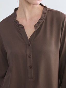 F?rf?rl? Ka??k Yaka Bluz