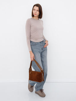 Сумка 6148QF brown Polina&Eiterou