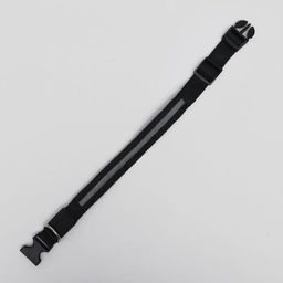 Ошейник с подсветкой размер S, ОШ 35-43 х 2,5 см, 3 режима свечения чёрный - Пижон фото 3