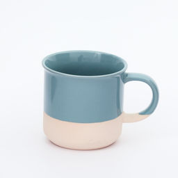 Кружка керамическая новогодняя Дорого внимание Мишка, 400 мл, ручная работа  фото 3