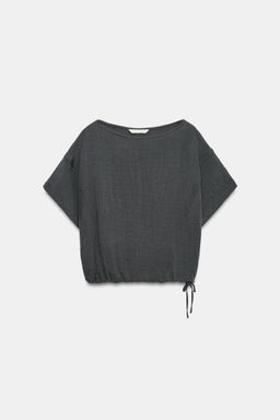 CAMISA CAPA BAJO AJUSTABLE / Gris antracita