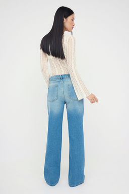 Teen Mavi Normal Bel Genis Paca Wide Leg Jeans TWOAW26JE00087