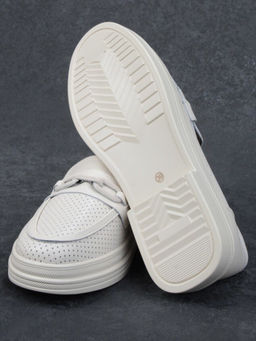 03-HY16-1D BEIGE Лоферы женские (натуральная кожа)