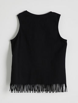 Bisiklet Yaka Ta?l? K?z ?ocuk Atlet