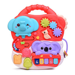 Столик развивающий "Коала и слоник" 3 в 1 в коробке