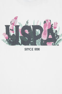 K_z _ocuk Beyaz Pijama Tak_m_ Sepette S_rpriz _ndirim - U.s. polo assn фото 7