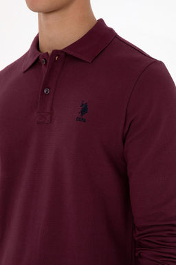 Erkek Bordo Basic Sweatshirt Sepette S_rpriz _ndirim - U.s. polo assn фото 7