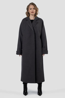 01-12215 Пальто женское демисезонное (пояс) - El podio фото 3