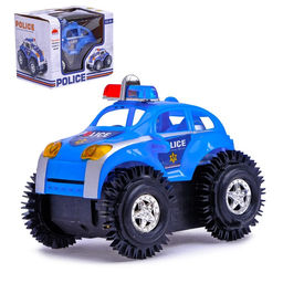 Машина-перевертыш Полиция, работает от батареек