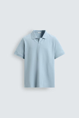 POLO ESTRUCTURA PIQU? / Azul claro - Zara фото 7