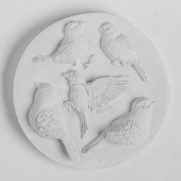 Силиконовый молд, форма для заливки «Птицы», 1.5×3.5 см-1.5×4.5 см, МИКС