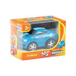 Крутой Вираж, автомобиль гоночный №1 инерционный (в коробке) - Полесье фото 13