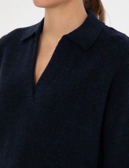 Lacivert Comfort Fit Kazak