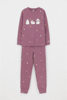 Crockid _ К 1621/темная орхидея,полянка пижама дет  фото 2