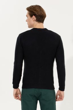 U. S. Polo Assn Мужской темно-синий трикотажный кардиган - U.s. polo assn фото 5