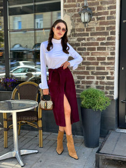 Юбка AURA 5064-164-Р винный