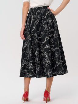 Юбка женская 12421-38003 black - Maxroses фото 5