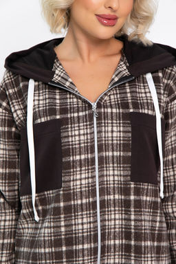 Рубашка Больше чем стиль (коричневая) Б14735-50М