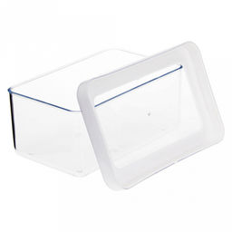 Банка для сыпучих продуктов пластмассовая Степ 0,8л, 16х10х7см, белый (Россия) - Домашняя мода фото 5