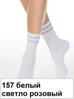 Носки жен. ACTIVE 19С-65СП (72/6) - 157 белый-светло-розовый - Conte elegant фото 2