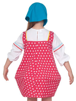 Костюм для девочки Матрешка малиновая р-р. 134