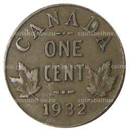 Монета 1 цент 1932 года Канада