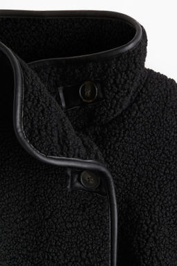 Chaqueta de corte holgado en borreguito - H&m фото 8