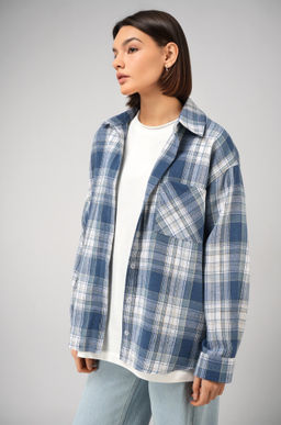 Рубашка женская в клетку Happyfox