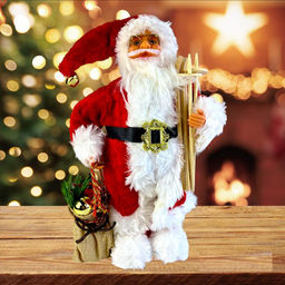 Дед Мороз под елку ,Санта Клаус ,30см (Качество люкс)