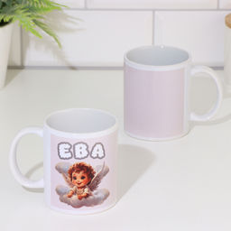 Кружка сублимация Ева 320 мл, с нанесением