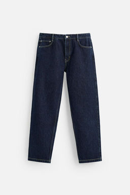 STRAIGHT FIT JEANS WITH TOPSTITCHING - Zara фото 7