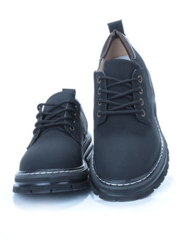 03-P8204-2 BLACK Полуботинки женские (натуральная кожа, нубук) - No name фото 14