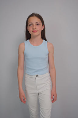 Майка-топ в рубчик для девочки Happyfox  фото 52