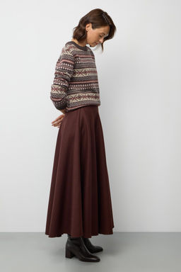 ЕВ 30282/ш/шоколад джемпер жен