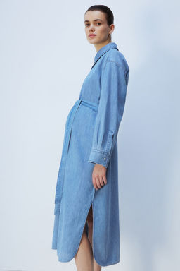 MAMA Vestido camisero denim Before & After - H&m фото 5