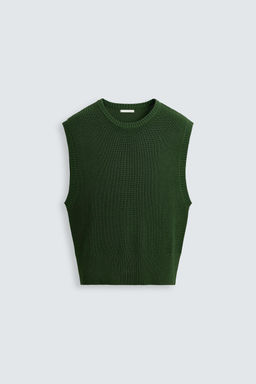 VISCOSE BLEND KNIT VEST - Zara фото 6