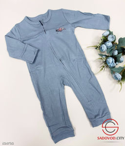 Комбинезон интерлок на молнии