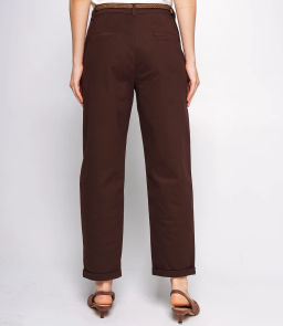 Брюки #ОКТ215001, шоколадный