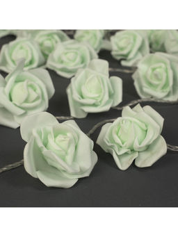 Гирлянда Нить 5 м с насадками Розы жёлтые, IP20, прозрачная нить, 20 LED, свечение тёплое белое, 220 В - Luazon lighting фото 16