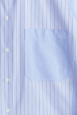 Camisa oversize de popelina con paneles - H&m фото 5