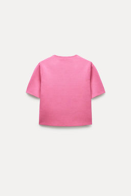 PLAIN KNIT CROPPED CARDIGAN - Zara фото 11