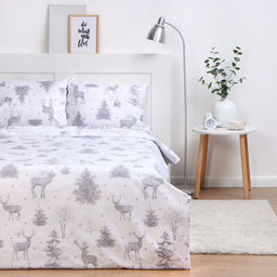 Постельное бельё LoveLife евро Зимняя сказка, 200х217см, 225х240см, 50х70см-2шт, 100%хлопок, сатин