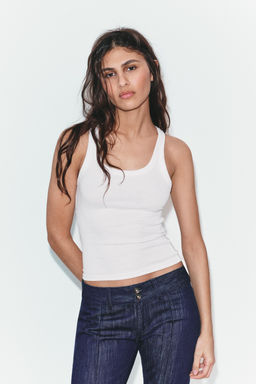 JEANS TRF RECTO TIRO BAJO / Azul tinta - Zara фото 4