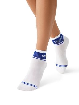 OMSA FREESTYLE 619 унисекс, сленговые надписи на резинке, ROFL, SWAG, OMG, HOT яркое отражение современной молодежной культуры. - bianco/blu  фото 4