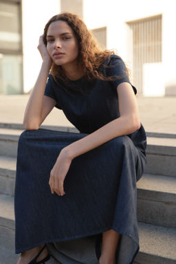 Maxivestido denim - H&m фото 8